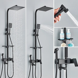 Sistema Completo de Banho com Bica e Rack - Casa589B