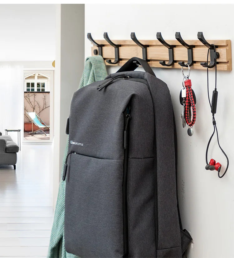 Cabideiro de Parede em Bambu Elegante - Casa589B